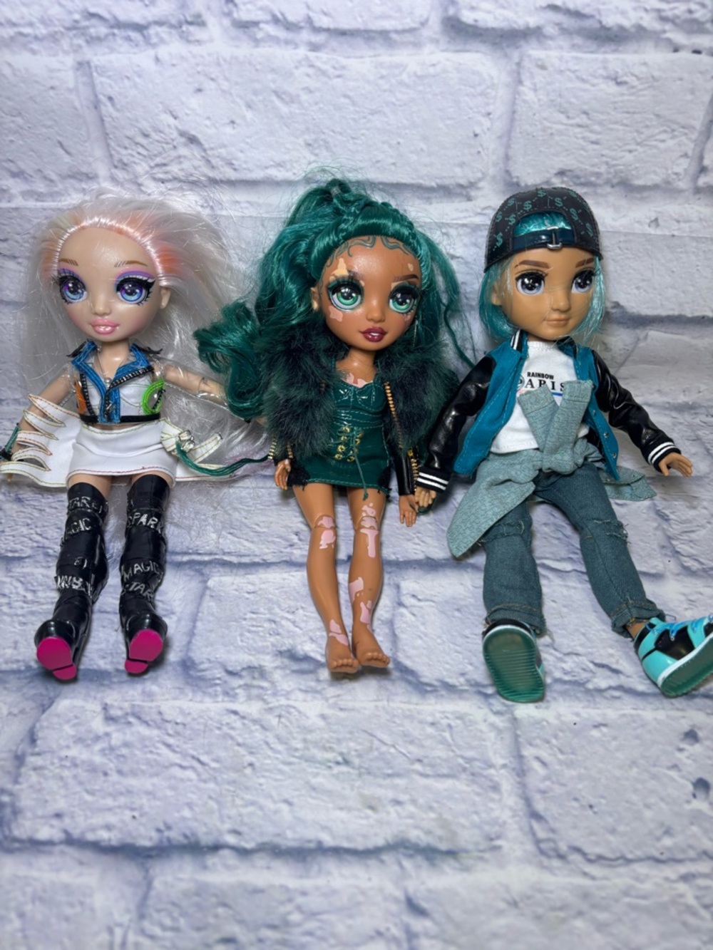 Rainbow High Fashion Dolls Set of 3 Jewel Richie River Kendall Amaya Raine MGA - Picture 6 of 7